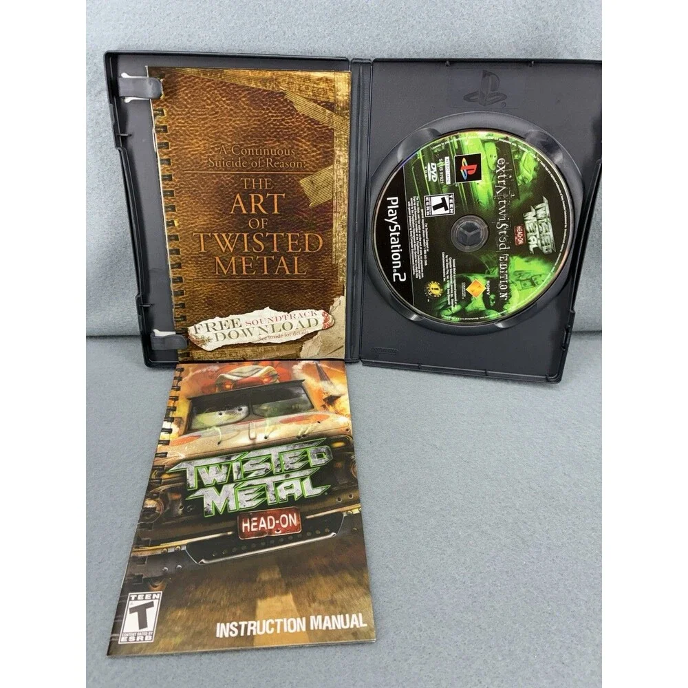 Twisted Metal Head-On Extra Twisted Edition PS2 PlayStation 2 CIB Manual Tested